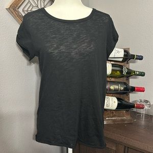 We The Free Free People Black Tee